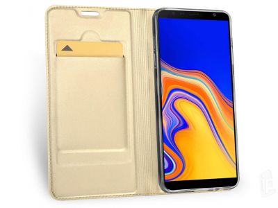 Luxusn Slim Fit puzdro (zlat) pre Samsung Galaxy J6 Plus 2018