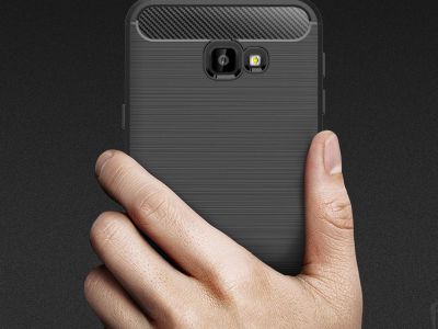 Fiber Armor Defender Black (�ierny) - Odoln� ochrann� kryt (obal) na Samsung Galaxy J4 Plus 2018 **V�PREDAJ!!