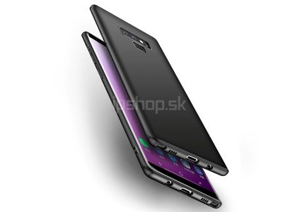 Luxusn ochrann kryt (obal) Soft Frosted Black (ern) na Samsung Galaxy Note 9