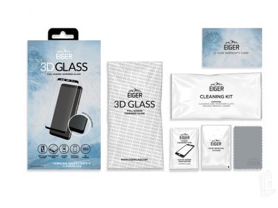 EIGER 3D Glass Full Screen (ierne) - Temperovan ochrann sklo na cel displej pre Samsung Galaxy Note 9