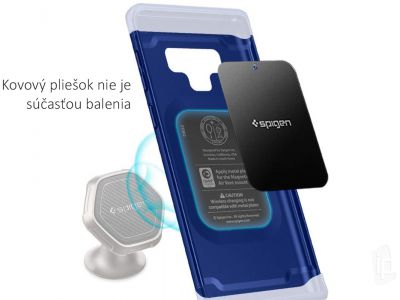 Spigen Case Thin Fit 360 (ierny) - Ochrann kryt (obal) s temperovanm sklom na Samsung Galaxy Note 9