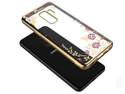 Butterfly Bumper Gold (zlat) - Luxusn ochrann kryt (obal) na Samsung Galaxy S9 Plus **VPREDAJ!!