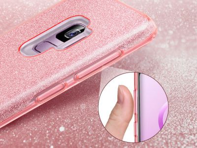 TPU Glitter Case (strieborn�) - Ochrann� glitrovan� kryt (obal) pre Samsung Galaxy A7 2018 **AKCIA!!