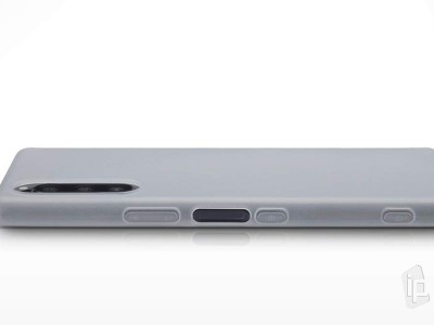 Ochrann kryt (obal) Slim TPU Matte White (biely) na Sony Xperia 5 **VPREDAJ!!