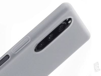 Ochrann kryt (obal) Slim TPU Matte White (biely) na Sony Xperia 5 **VPREDAJ!!