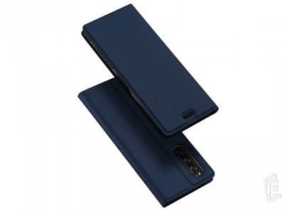 Luxusn Slim Fit puzdro (tmavomodr) pre Sony Xperia 5