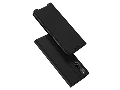 Luxusné Slim Fit puzdro (čierna) pre Sony Xperia 10 III
