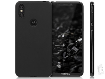 Ochrann kryt (obal) Slim TPU Black (ierny) na Motorola One Lite