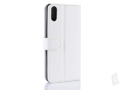 Elegance Stand Wallet White (biele) - Peaenkov puzdro na Sony Xperia L3