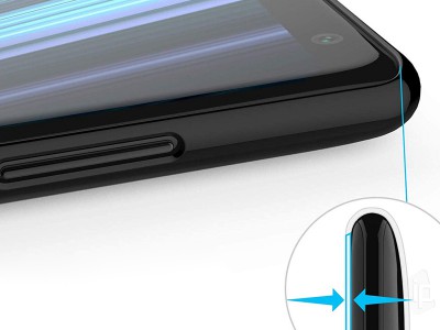 Ochrann gelov kryt (obal) Matte Black (matn ierna) na Sony Xperia XZ3 **AKCIA!!