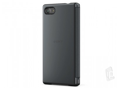 SONY Style Cover Window (ierne) - Znakov smart puzdro pre Sony Xperia Z5 Compact **AKCIA!!