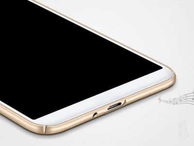 Slim Line Elitte Gold (zlat) - Plastov ochrann kryt (obal) na Sony Xperia XZ3