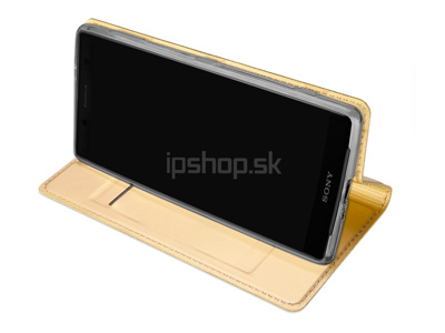 Luxusn Slim Fit puzdro Gold (zlat) pre Sony Xperia XZ2 Compact