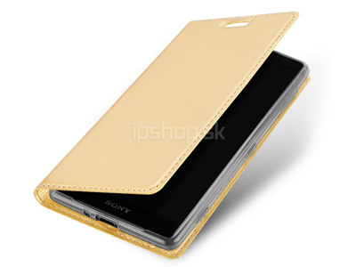 Luxusn Slim Fit puzdro Gold (zlat) pre Sony Xperia XZ2 Compact