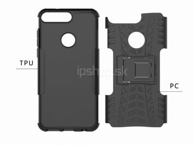 Spider Armor Case Black (ierny) - odoln ochrann kryt (obal) na Huawei Y7 Prime 2018 (Honor 7C) **VPREDAJ!!