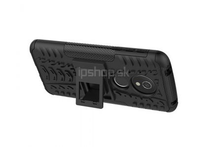 Spider Armor Case Black (ern) - Odoln ochrann kryt (obal) na Moto G6 Play / E5