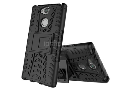 Spider Armor Case Black (ierny) - odoln ochrann kryt (obal) na Sony Xperia XA2