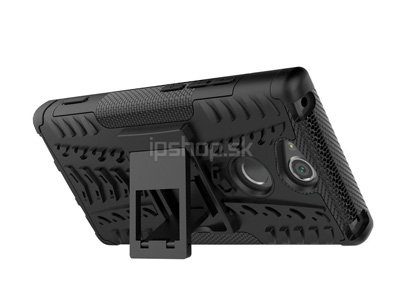 Spider Armor Case Black (ern) - odoln ochrann kryt (obal) na Sony Xperia XA2