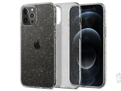 Spigen Liquid Crystal Glitter (��ry) - Luxusn� ochrann� kryt na iPhone 12 / iPhone 12 Pro