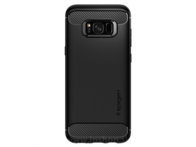 Spigen Rugged Armor Carbon Black - luxusn ochrann kryt (obal) na Samsung Galaxy S8 ern **AKCIA!!