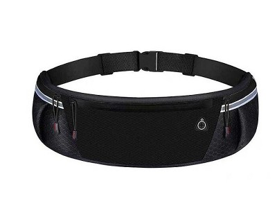 Sport Belt Bag II (čierne) – Športové puzdro na pás pre smartfón (do 6.9")