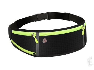Sport Belt Bag (zelen)  portov puzdro na ps pre smartfn (8x20cm)
