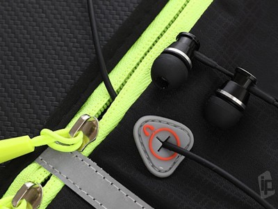 Sport Belt Bag (ern)  Sportovn pouzdro na ps pro smartfn (8x20cm)