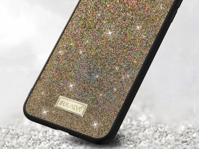 SULADA Dazzling Glitter  Ochrann kryt pre Samsung Galaxy S21 (zlat, trblietav)