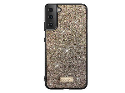 SULADA Dazzling Glitter – Ochranný kryt pre Samsung Galaxy S21 (zlatá, trblietavá)