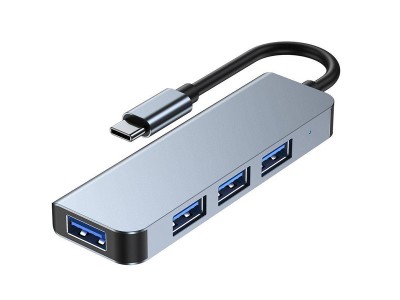 Tech-Protect Splitter 4v1 HUB  Adaptr USB-C  4x USB (1x 3.0, 3x 2.0)