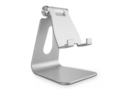 Z4A – Nastaviteľný držák na stôl pro smartfón / tablet (stříbrný)