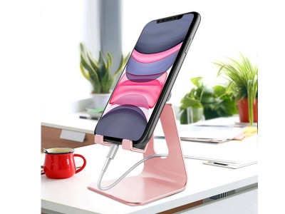 Tech-Protect Z4A – Nastaviteľný držiak na stôl pre smartfón / tablet (čierny)
