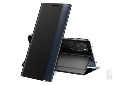 Soft Skin (strieborn) - Tenk Flip puzdro pre Samsung Galaxy S20 FE