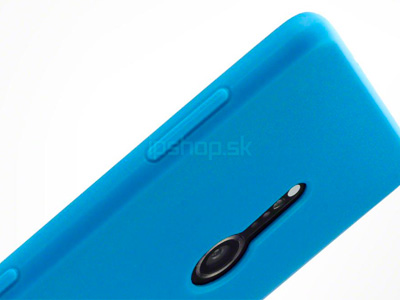 Ochrann gelov kryt (obal) farba Blue Matte (matn modr) na Sony Xperia XZ2