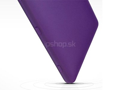 Ochrann gelov kryt (obal) farba Purple Matte (matn fialov) na Sony Xperia XZ2