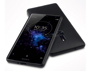 Ochrann gelov kryt (obal) farba Black Matte (matn ierna) na Sony Xperia XZ2