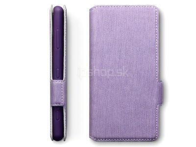 Peaenkov puzdro Slim Wallet pre Sony Xperia XZ2 Compact - fialov **VPREDAJ!!