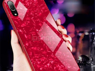 Luxury Glass Defender Red (erven) - Ochrann obal (kryt) s temperovanm sklom pre Huawei P20