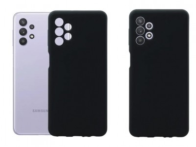 Ochranný kryt (obal) TPU Black (čierny) s ochranou kamery na Samsung Galaxy A32 5G