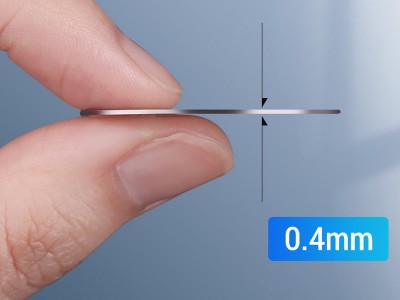 Ugreen  4x kovov plieok pro smartfn na magnetick drk (ern)