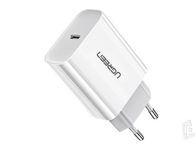 UGREEN PD Fast Travel Adapter USB-C 18W (biely) - Nabjaka s konektorom USB-C pre Apple iPhone 12 / 12 Pro/ 12 Mini