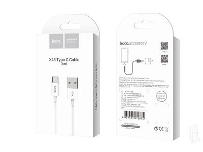 HOCO Synchronizan a nabjec kabel s konektorem typu C (USB-C) 1m bl