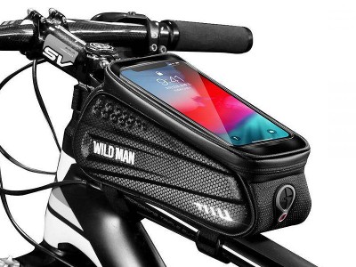 Wild Man Bicycle Bag – Univerzálna taška na bicykel pre smartfón (čierna)