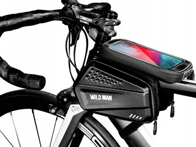 Wild Man Bicycle Triple Bag XXL  Univerzlna taka na bicykel pre smartfn (ierna)