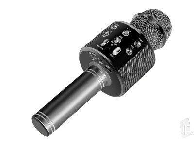 Bezdrtov karaoke mikrofn (ern)