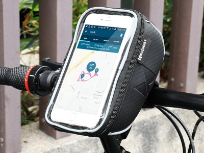 Bicycle Phone Holder  Taka na kormidlo bicykla pre telefny s max. uhlopriekou 6.5"