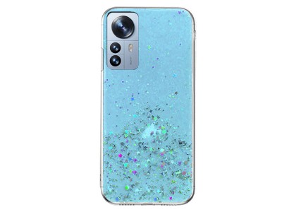 TPU Sequins Glitter Case (modrý) - Ochranný kryt s trblietkami pro Xiaomi 12 Pro