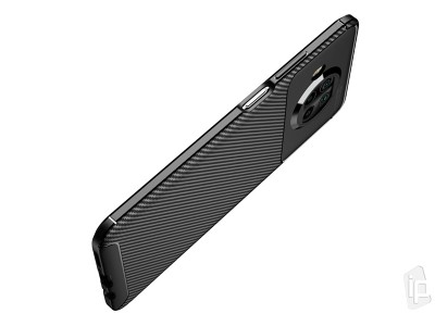 Carbon Fiber Black (ierny) - Ochrann kryt (obal) pre Xiaomi Mi 10T Lite