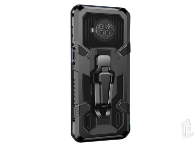 Technical Armor Defender (čierny) - Odolný ochranný kryt s klipom na opasok na Xiaomi Mi 10T Lite