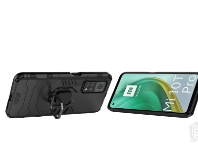 Armor Ring Defender (ierny) - Odoln kryt (obal) na Xiaomi Mi 10T / Pro